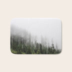 Pacific Northwest Forest - Misty Mountain Morning Bath Mat Gallery Image 1