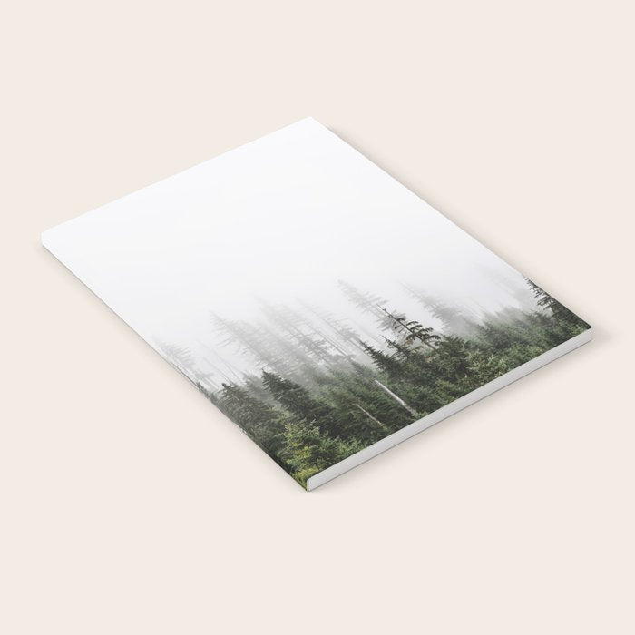 Pacific Northwest Forest - Misty Mountain Morning Notebook Gallery Image 1