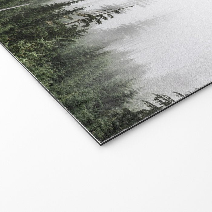 Pacific Northwest Forest - Misty Mountain Morning Welcome Mat Gallery Image 2