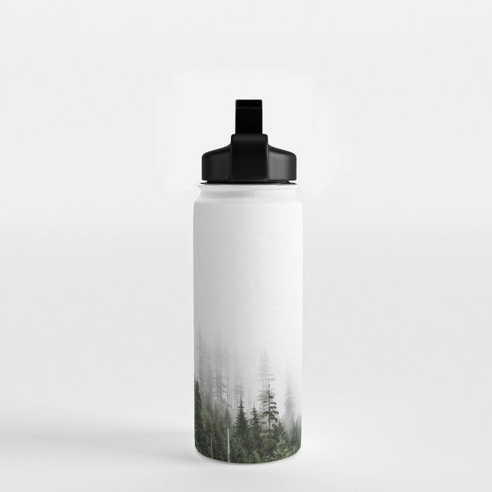 Pacific Northwest Forest - Misty Mountain Morning Water Bottle Gallery Image 2