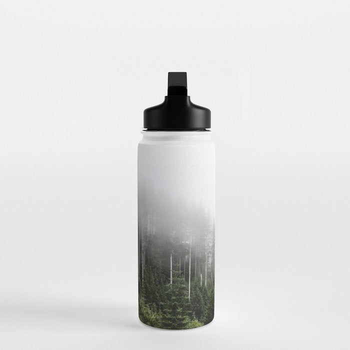 Pacific Northwest Forest - Misty Mountain Morning Water Bottle Gallery Image 3