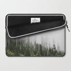 Pacific Northwest Forest - Misty Mountain Morning Laptop Sleeve Gallery Image 2