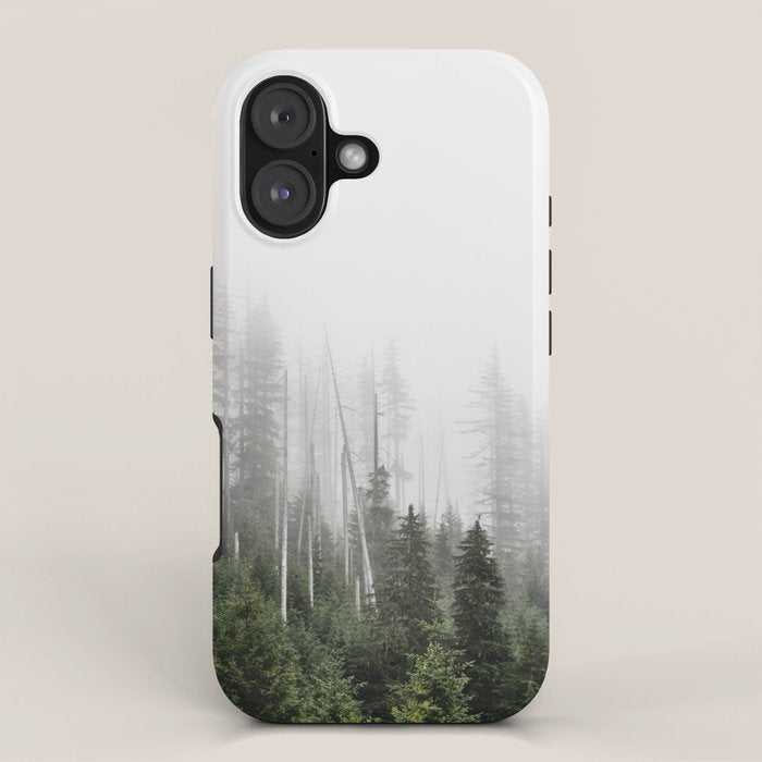 Pacific Northwest Forest - Misty Mountain Morning iPhone Case Gallery Image 1
