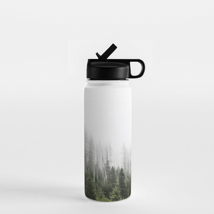 Pacific Northwest Forest - Misty Mountain Morning Water Bottle Gallery Image 1