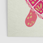 Sea Turtle in Pink & Gold Poster Gallery Image 3