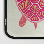 Sea Turtle in Pink & Gold Laptop Sleeve Gallery Image 3