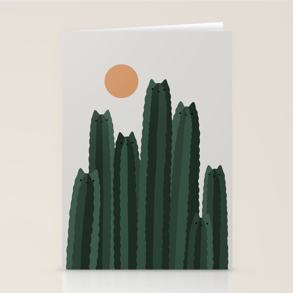 Cat and Plant 31 Stationery Card Gallery Image 2