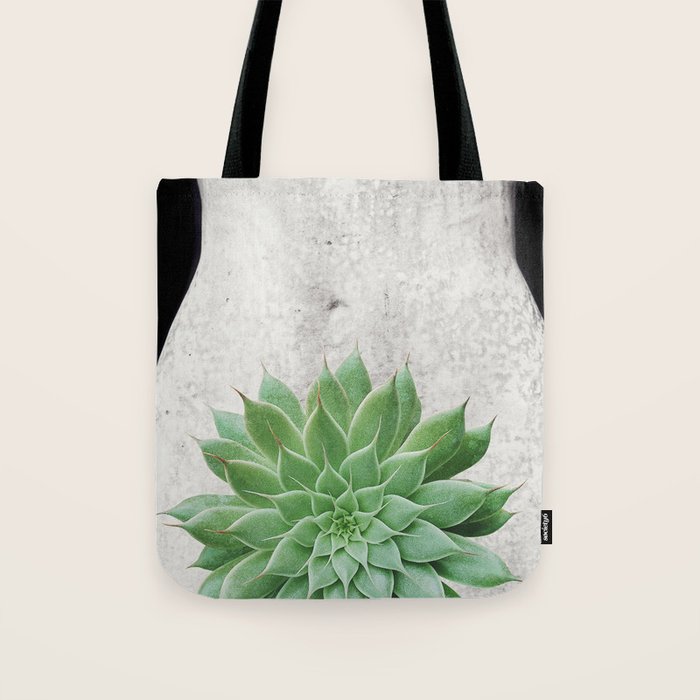 A Succulent Woman Tote Bag Gallery Image 1