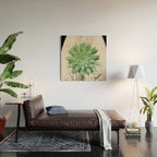 A Succulent Woman Wood Wall Art Gallery Image 2