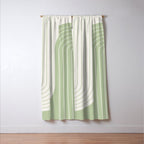 Two Tone Line Curvature XVI Window Curtain Gallery Image 3