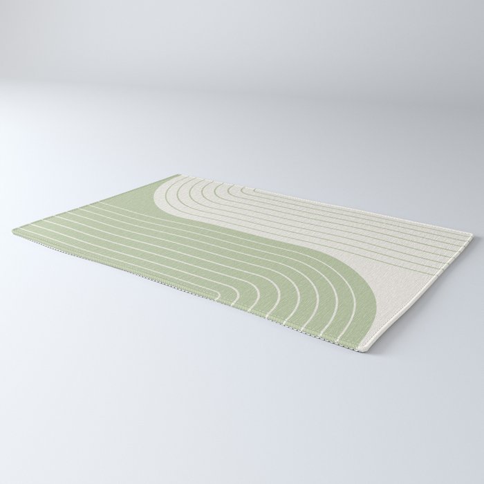 Two Tone Line Curvature XVI Rug Gallery Image 3