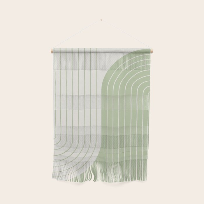 Two Tone Line Curvature XVI Wall Hanging Gallery Image 1