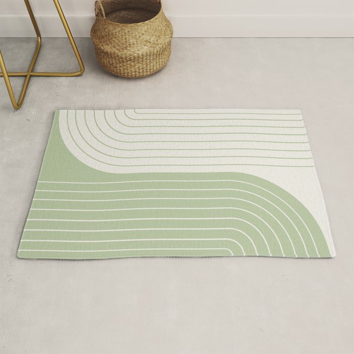 Two Tone Line Curvature XVI Rug Gallery Image 1
