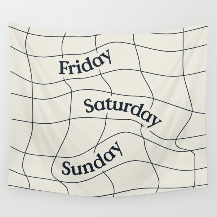 The Weekend Wall Tapestry Gallery Image 4