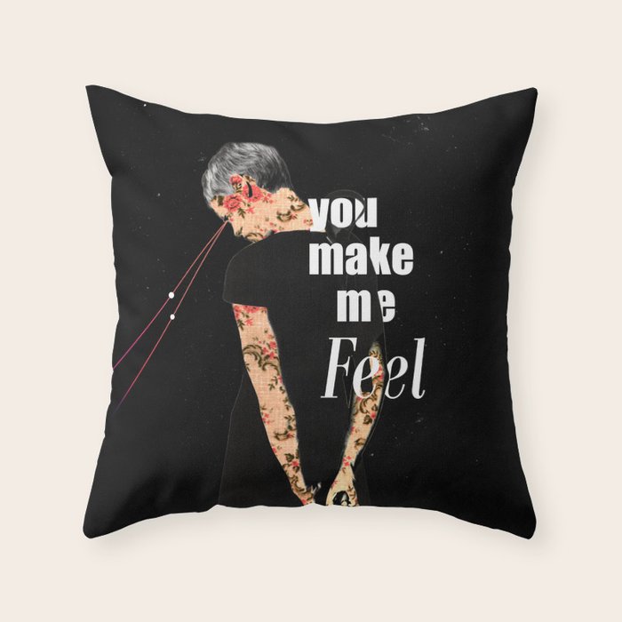 Feel Throw Pillow Gallery Image 6