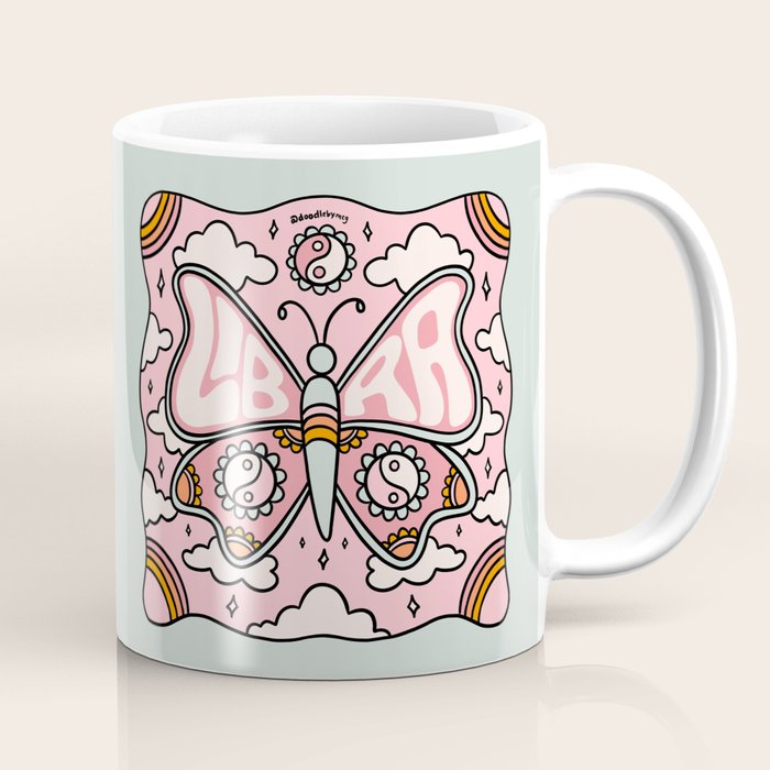 Libra Butterfly Coffee Mug Gallery Image 1