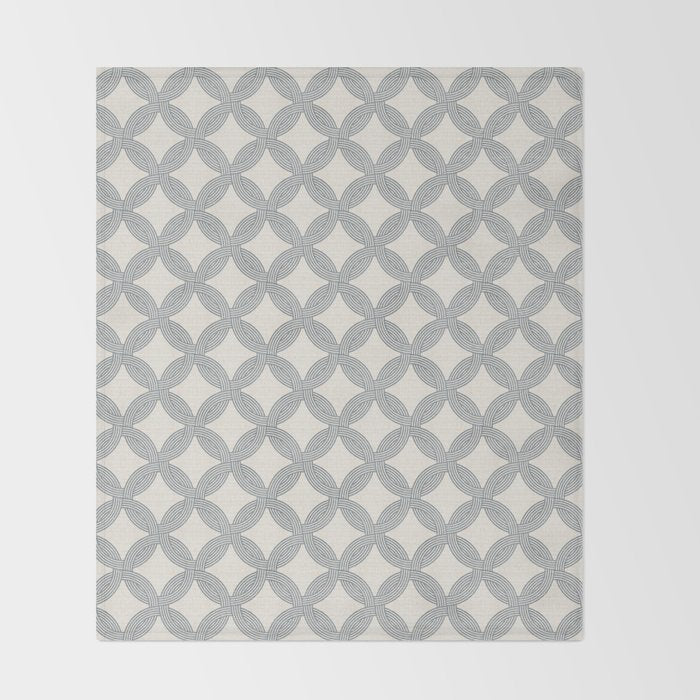 JUNGLIA WEAVE SLATE Throw Blanket Gallery Image 2