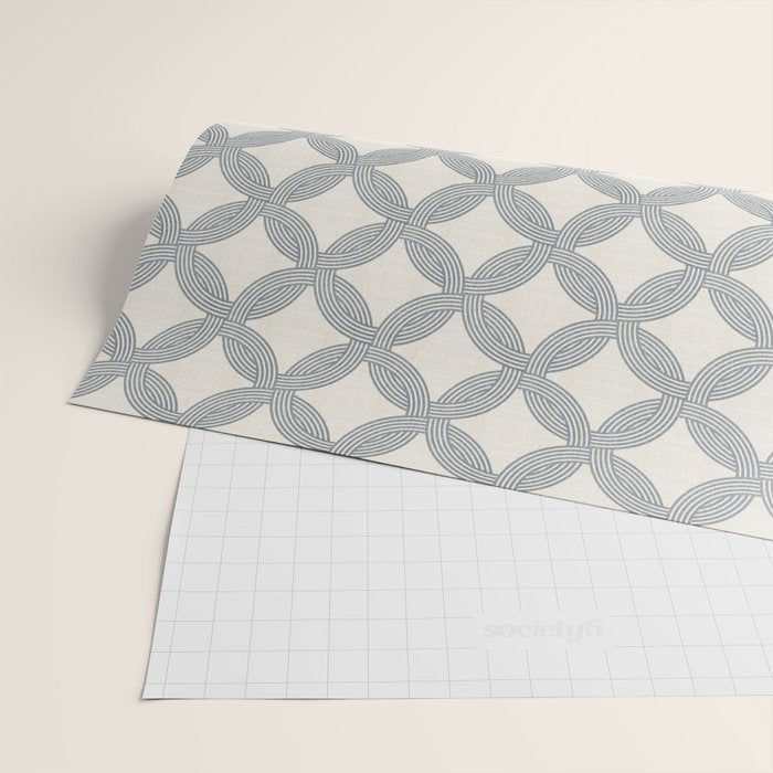 JUNGLIA WEAVE SLATE Wrapping Paper Gallery Image 2