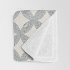 JUNGLIA WEAVE SLATE Throw Blanket Gallery Image 3