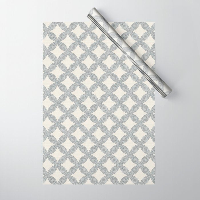 JUNGLIA WEAVE SLATE Wrapping Paper Gallery Image 1