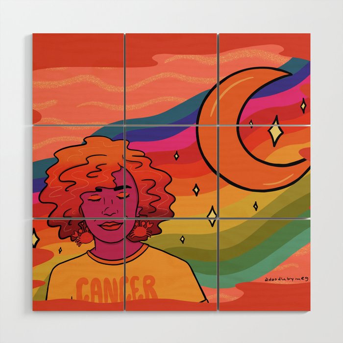 Cancer Wood Wall Art Gallery Image 1