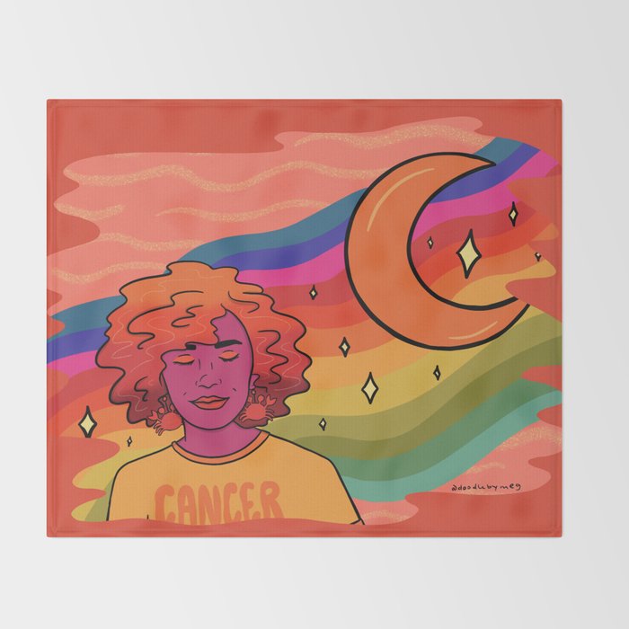 Cancer Throw Blanket Gallery Image 2