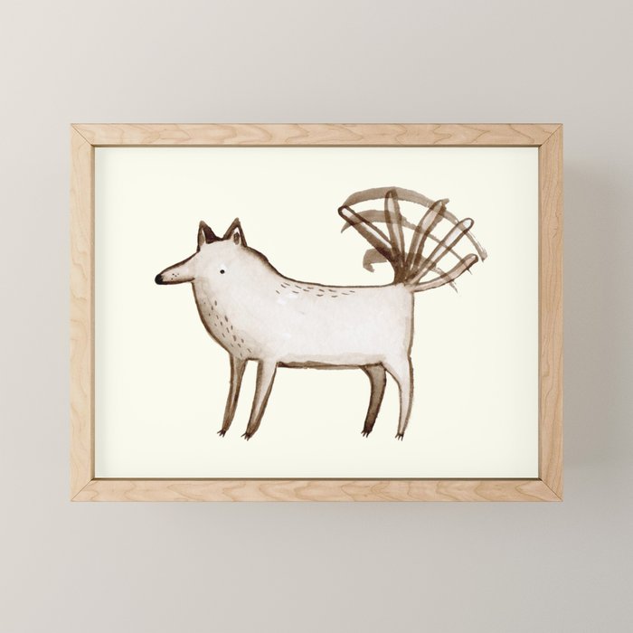 "I'm So Happy" - Dog Mini Art Print Gallery Image 1