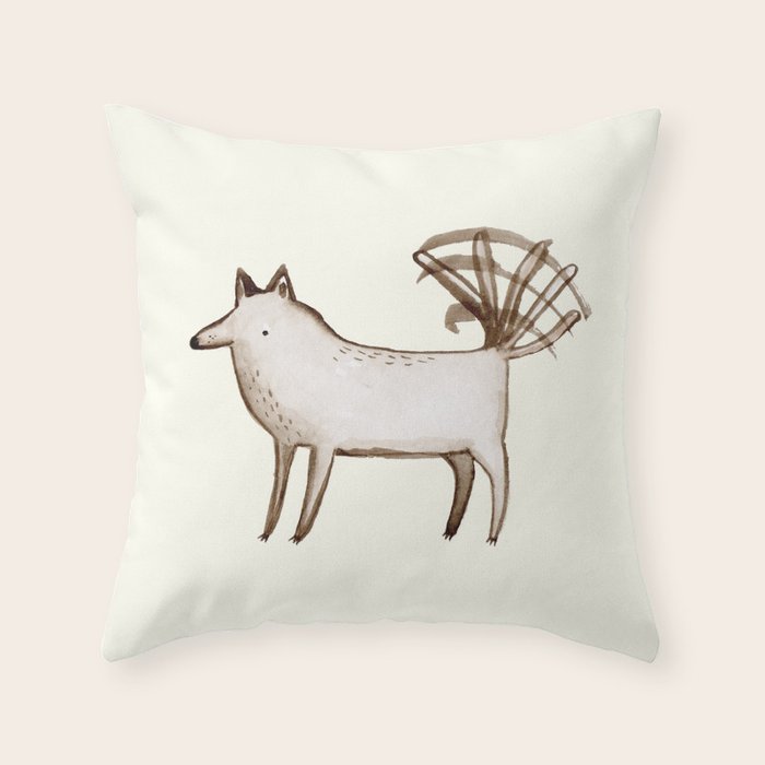 "I'm So Happy" - Dog Throw Pillow Gallery Image 6