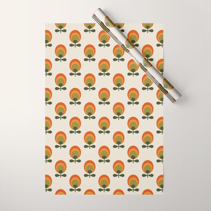 Bright Flowers Wrapping Paper Gallery Image 1