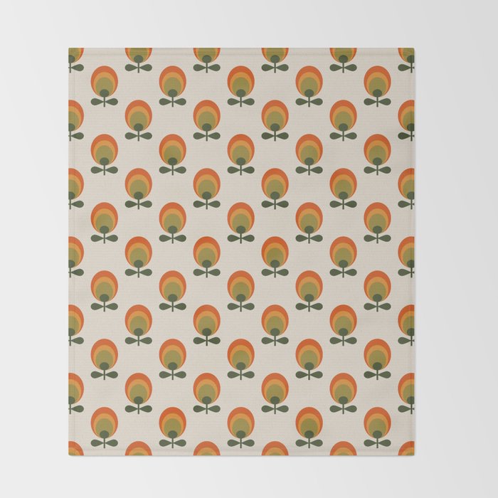 Bright Flowers Throw Blanket Gallery Image 2