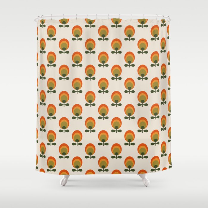 Bright Flowers Shower Curtain Gallery Image 1