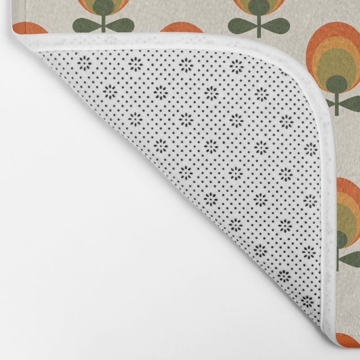 Bright Flowers Bath Mat Gallery Image 2