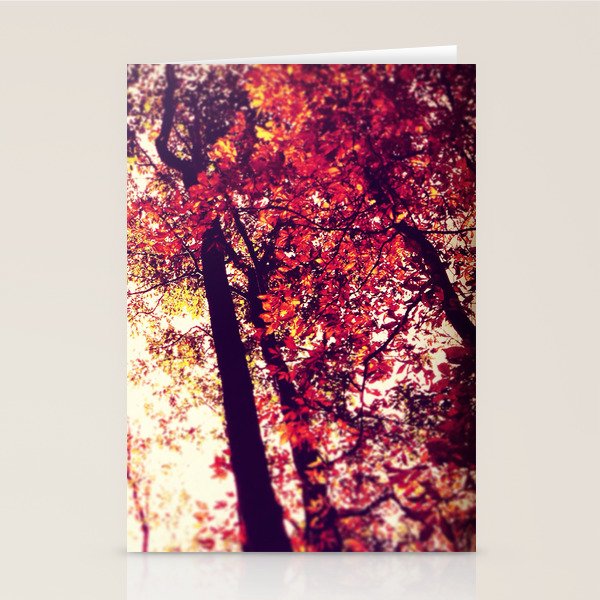 Autumn Red Stationery Card Gallery Image 2