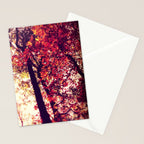 Autumn Red Stationery Card Gallery Image 2