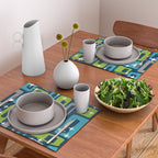 Mid Century Modern Geometric Abstract 190 Placemat Gallery Image 2