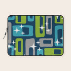 Mid Century Modern Geometric Abstract 190 Laptop Sleeve Gallery Image 1