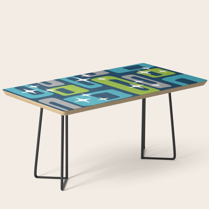 Mid Century Modern Geometric Abstract 190 Coffee Table Gallery Image 1