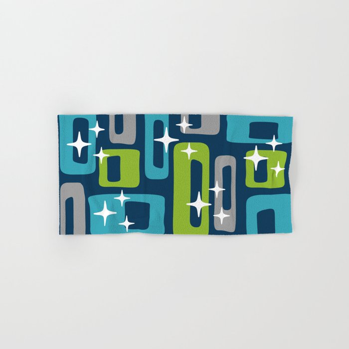 Mid Century Modern Geometric Abstract 190 Bath Towel Gallery Image 1