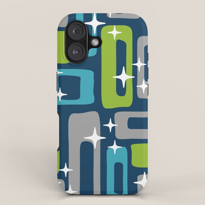 Mid Century Modern Geometric Abstract 190 iPhone Case Gallery Image 1