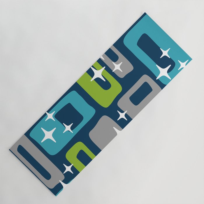 Mid Century Modern Geometric Abstract 190 Yoga Mat Gallery Image 1