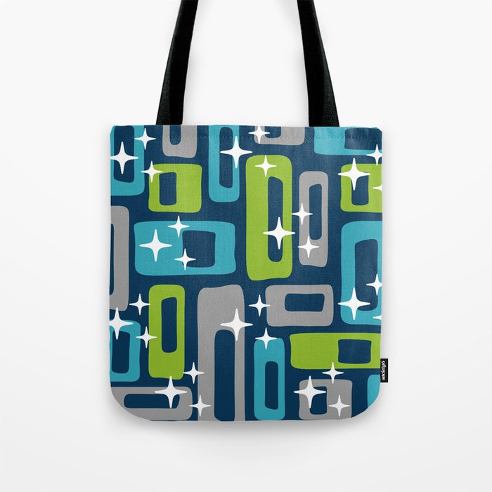 Mid Century Modern Geometric Abstract 190 Tote Bag Gallery Image 1