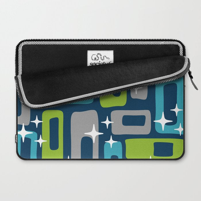 Mid Century Modern Geometric Abstract 190 Laptop Sleeve Gallery Image 2