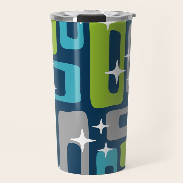 Mid Century Modern Geometric Abstract 190 Travel Mug Gallery Image 1