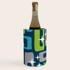 Mid Century Modern Geometric Abstract 190 Wine Chiller Gallery Image 1
