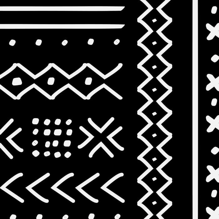 Black hand drawn mudcloth Coffee Mug Gallery Image 2