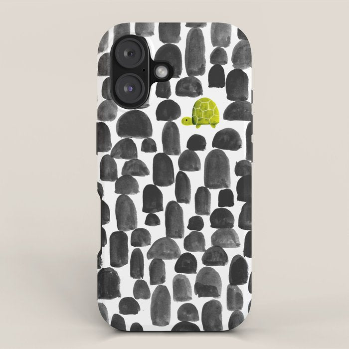Turtle in Stone Garden iPhone Case Gallery Image 1