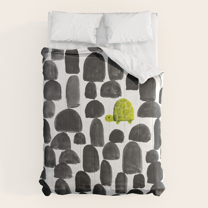 Turtle in Stone Garden Comforter Gallery Image 6