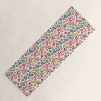 Summer Floral Pattern Yoga Mat Gallery Image 1