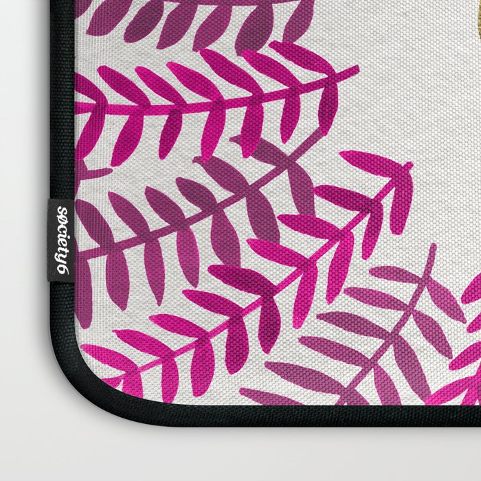 Treat Yo Self â Pink & Gold Laptop Sleeve Gallery Image 3