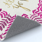 Treat Yo Self â Pink & Gold Rug Gallery Image 4